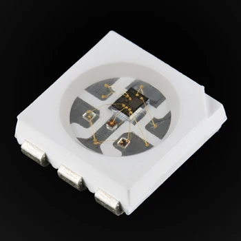 1000шт WS2812 LED, 6pin, 5050 SMD RGB LED со встроенной микросхемой WS2811