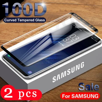2 шт., полная крышка для Samsung Galaxy Note 10 Lite 10 plus pro 9 8, защитная пленка из закаленного стекла, защита экрана телефона на стекле