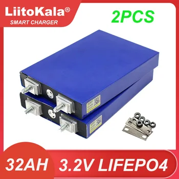 LiitoKala 3,2 V 32Ah Lifepo4 Батареи 4S 12,8 V 30ah 3C 5C Литий Железо Фосфатный Аккумулятор Солнечный Мотоцикл Электромобиль