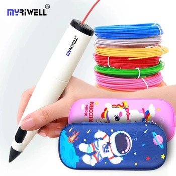 myriwell 3D ручка с нитью накала 3d и PCL 1,75 мм с футляром для ручки, новая 3D ручка 2021 года.Низкотемпературная ручка безопаснее, лучшие подарки на день рождения