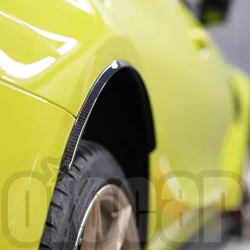 oiomotors Dry Carbon Fiber Удлинитель Арки заднего колеса Брызговики для BMW G80 M3