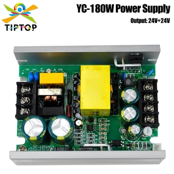 TIPTOP YC-LED180 180 Вт Светодиодный Источник Питания Par Light 54x3 Вт Полная Мощность Алюминиевые Сценические Банки Par 24 В + 24 В Двойной Выход Бесплатная Доставка