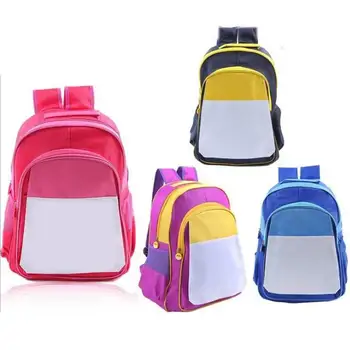 Бесплатная доставка, 4 шт./лот, изготовленные на заказ сублимационные заготовки, школьные сумки, сумка для книг для школьного использования
