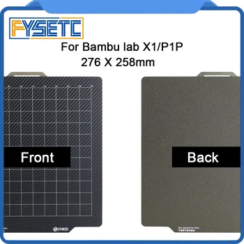 Для Bambu lab x1/P1P JANUS BPS-PET ПЛАСТИНА Стальной Лист 276x258 мм Высокотемпературные Детали 3D-принтера