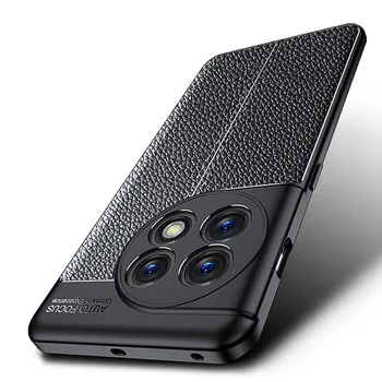 Для OnePlus 11 5G Чехол Роскошный Кожаный Мягкий Силиконовый TPU Резиновый Противоударный Бампер Задняя крышка телефона Для OnePlus 11 10R 10T 8T 5G