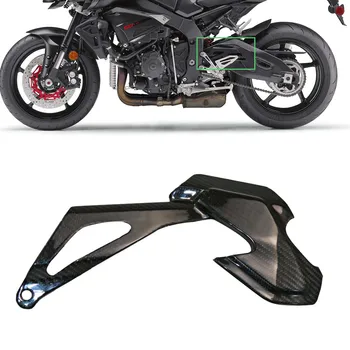 Для Yamaha MT-10 FZ-10 2016 - 2019 2020 2021 Аксессуары для мотоциклов из Углеродного волокна 3K, Защита передней цепи, Защитный чехол