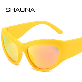 Женские солнцезащитные очки SHAUNA в стиле ретро 