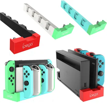 Зарядное устройство для игрового контроллера, подставка для док-станции, держатель для Nintendo Switch Joy-Con, игровой контроллер, док-станция для зарядного устройства, настольная подставка