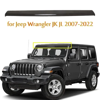 Защита от песка на крыше автомобиля для Jeep Wrangler JK JL 2007-2022 Автомобильные Аксессуары Солнцезащитный Козырек От Темного Дыма Гладкий Люк на крыше Ветроотражатель