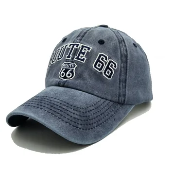 Корейские буквы вышивка маршрут 66 бейсболка весна-осень бренд snapback хлопок Hat для женщин мужчин шляпа
