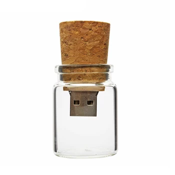 Креативный Подарок Дрейфующая Бутылка USB 2,0 Флэш-накопитель Свадебный Пользовательский Флеш-накопитель Бесплатный Пользовательский Логотип Memory Stick 64 ГБ/32 ГБ/16 ГБ U-диск