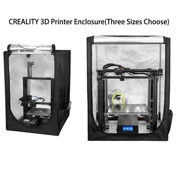 Многофункциональный корпус для 3D-принтера CREALITY, три размера на выбор, алюминиевая фольга с рамой, защищающая от коррозии, безопасная, быстрая и простая установка