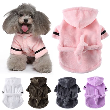 Мягкая флисовая одежда для домашних собак для маленьких средних собак, зимний теплый жилет для щенка, кошки, Куртка для чихуахуа, Плюшевый жилет Йорки Ши-тцу