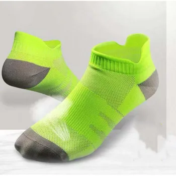 Новые носки Унисекс для занятий спортом, бегом, Утолщенная защита дна, многоцветные дышащие удобные хлопчатобумажные носки для мужчин и женщин