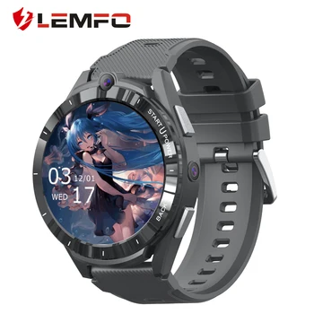 Новые смарт-часы 2022 мужчин с GPS нано SIM-карта 4G планшет 12 900 мАч 6 ГБ 128 ГБ кожаные спортивные смарт часы lemfo lem16