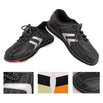 Обувь для боулинга Унисекс для мужчин, начинающих, мужская спортивная обувь для помещений, Нескользящие кроссовки для боулинга, тренировочные кроссовки 38-47