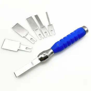 Ортопедический нож для костей со съемным тонким лезвием, модульные остеотомы в комплекте с 6 лезвиями, ветеринарные ортопедические инструменты