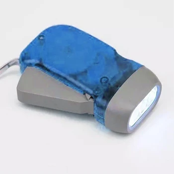 Ручной Портативный Походный Аккумулятор Для Путешествий на открытом воздухе Пеший Туризм Ручной Пресс ABS Практичный светодиодный фонарик