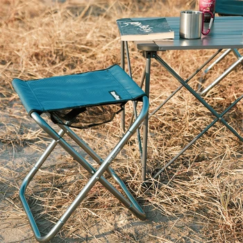 Складной стул, походный стул, портативный сверхлегкий стул, алюминиевый сплав, пляжный стул, рыболовный стул, Складной инструмент для сиденья