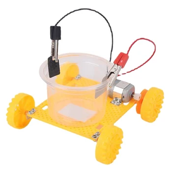 Стержневая игрушка для сборки автомобиля с питанием от соленой воды Игрушка для образовательных научных экспериментов