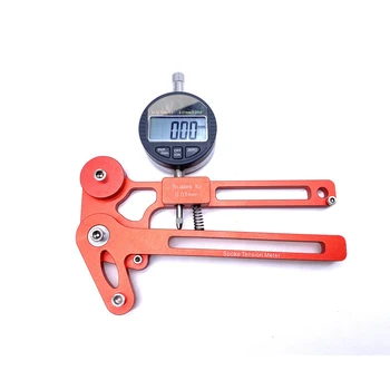 Тестер натяжения спиц Цифровая шкала 0,01 мм Велосипедный индикатор Attrezi Meter Tensiometer Инструмент для сборки велосипедных колес