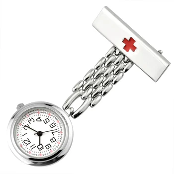 Часы для медсестры с Крестом, импортный кварцевый японский Механизм PC21S, Ретро Медицинские Карманные Часы, подарок
