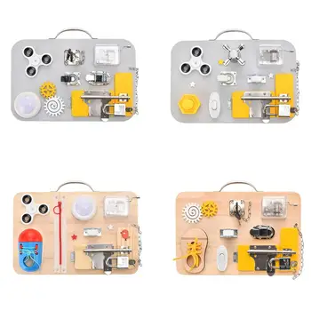 Busyboard Montessori Toy Незаменимая Развивающая Сенсорная доска Для малышей, Улучшающая Интеллект, Развивающая Игрушка Для Ребенка