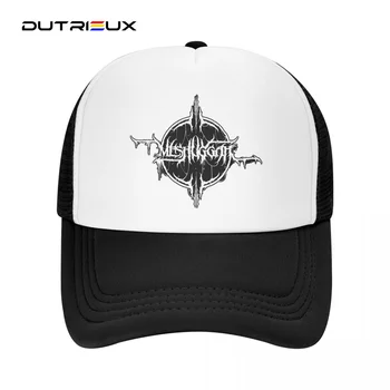 Модная брендовая бейсболка Meshuggah с металлической лентой, дышащие мужские и женские летние сетчатые кепки Htas