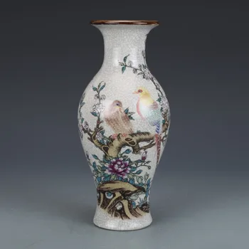 Фарфоровая старинная китайская декоративная ваза для дома